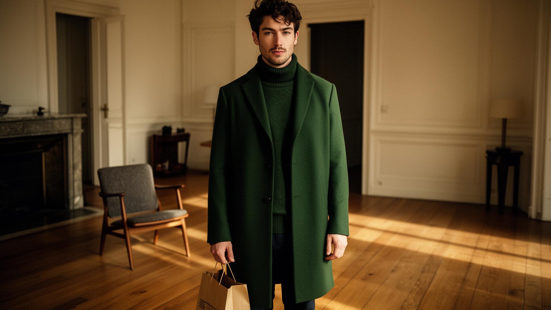 For him — wool, watches and quiet tech